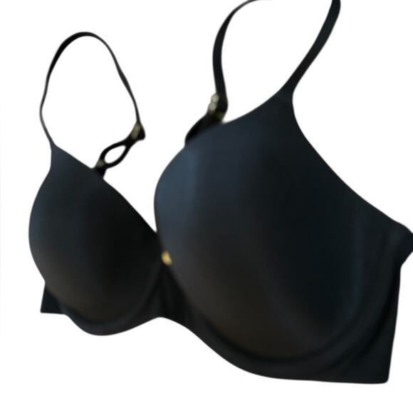 Natori 731338 Cloud Comfort Black Smoothing Tshirt Black Bra 34B - Picture 7 of 10